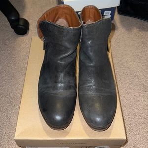 Lucky brand leather ankle boots